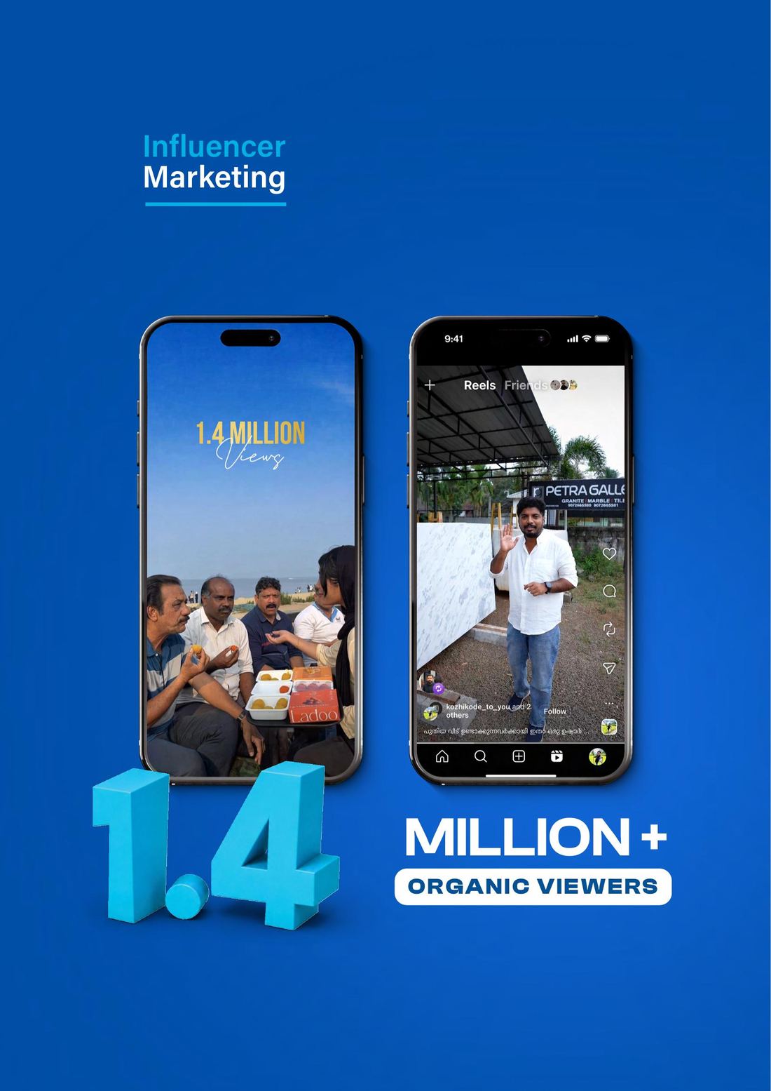 1.4 Million+ Organic Views — Influencer Marketing by QBS Enterprises