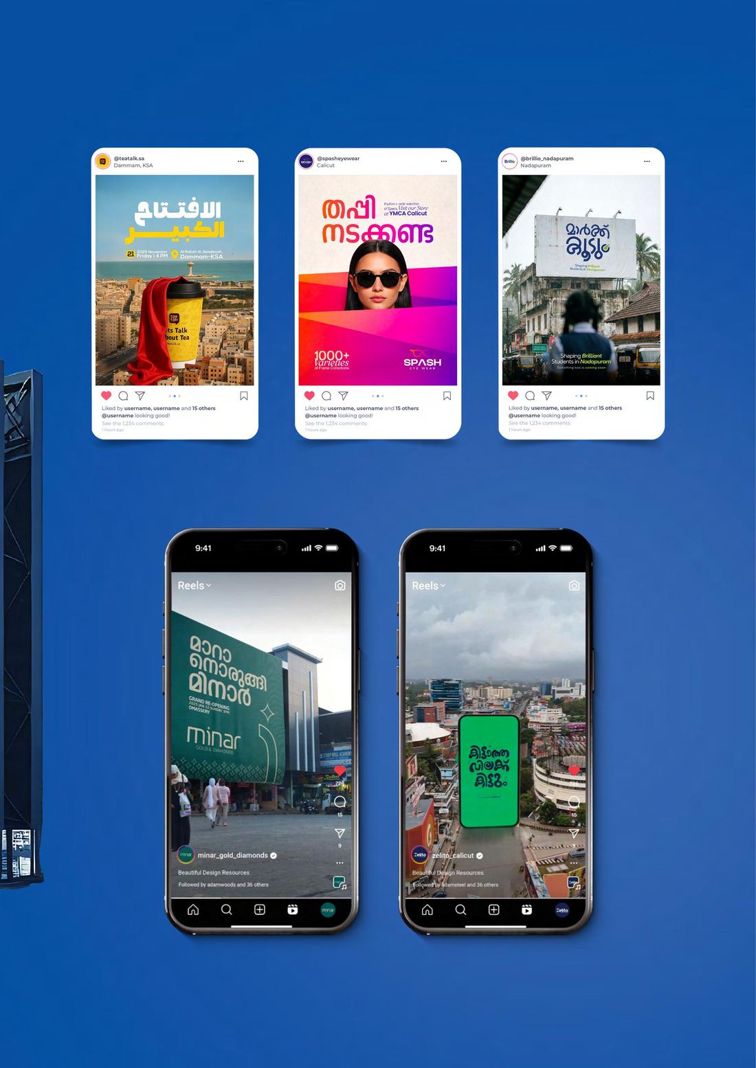 Social Media Creative — Content & Social campaign by QBS Enterprises